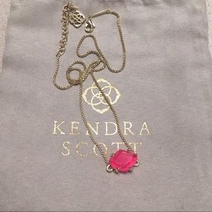 EUC Pink Agate Ethan Necklace